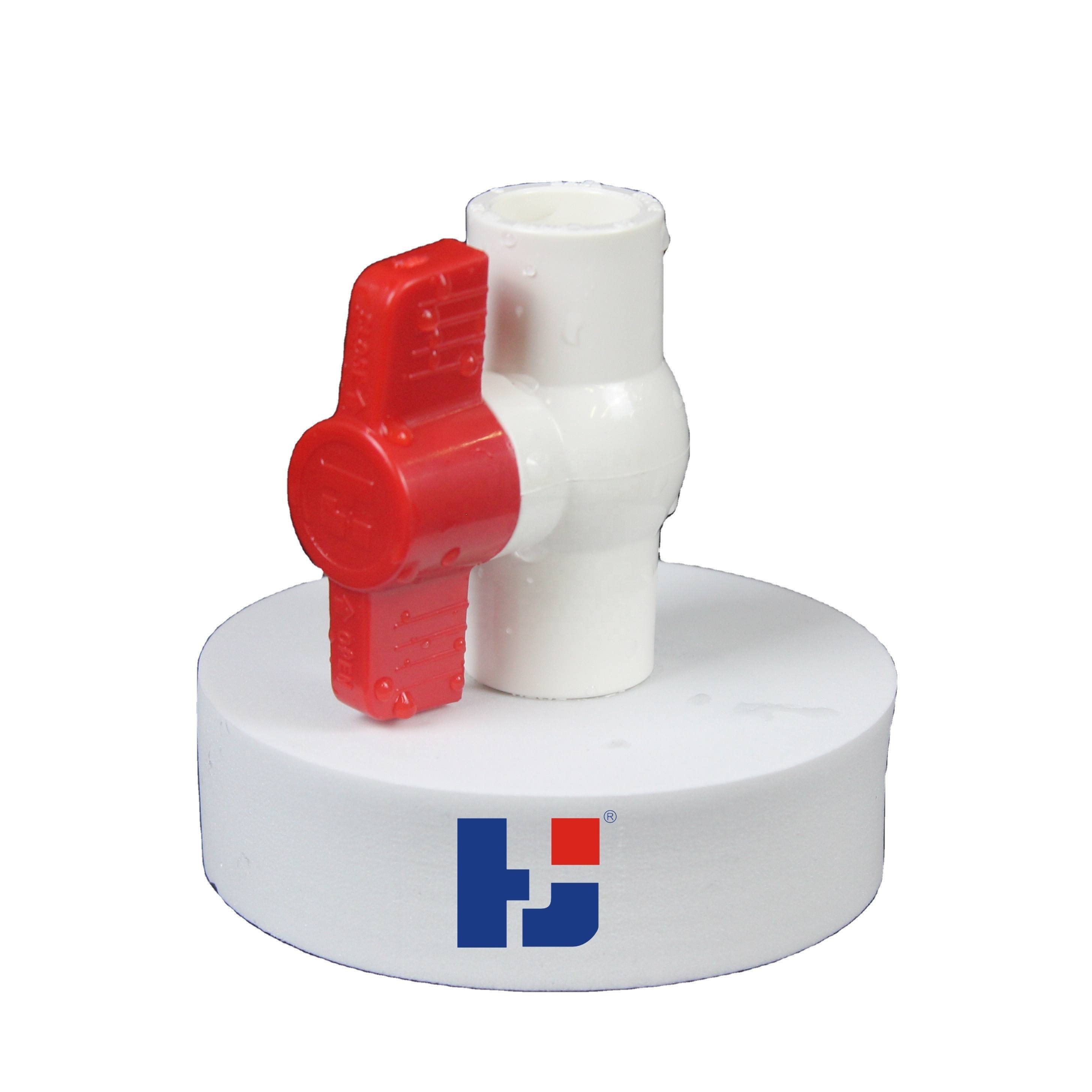 HJ brand China Plastic valve DIN ANSI JIS 20mm  PVC pipe fitting Valve PVC Ball valve