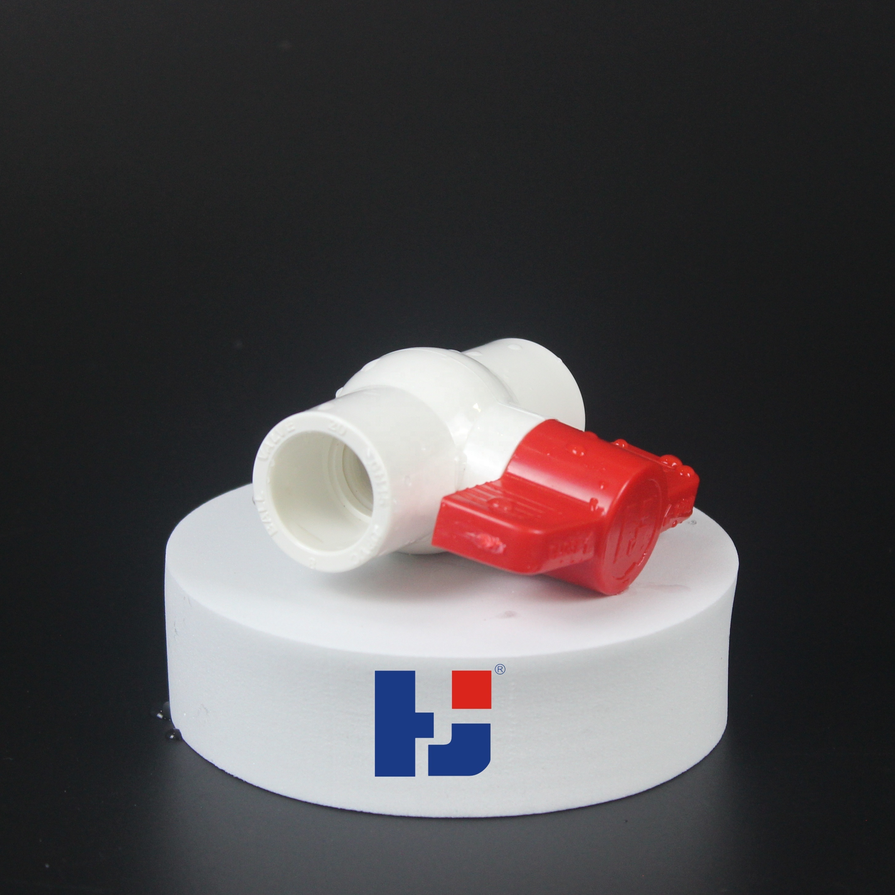 HJ brand China Plastic valve DIN ANSI JIS 20mm  PVC pipe fitting Valve PVC Ball valve