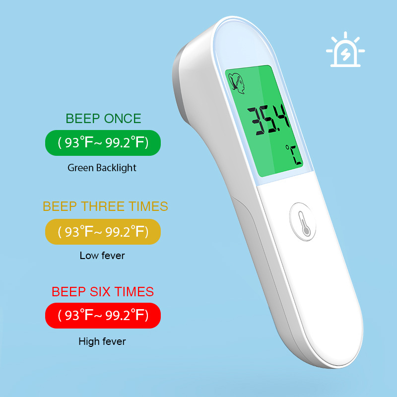 Portable Forehead Ear Two-in-One IR Adult Infrared Thermometer Non Contact Baby Digital Thermometer For Body Homeuse