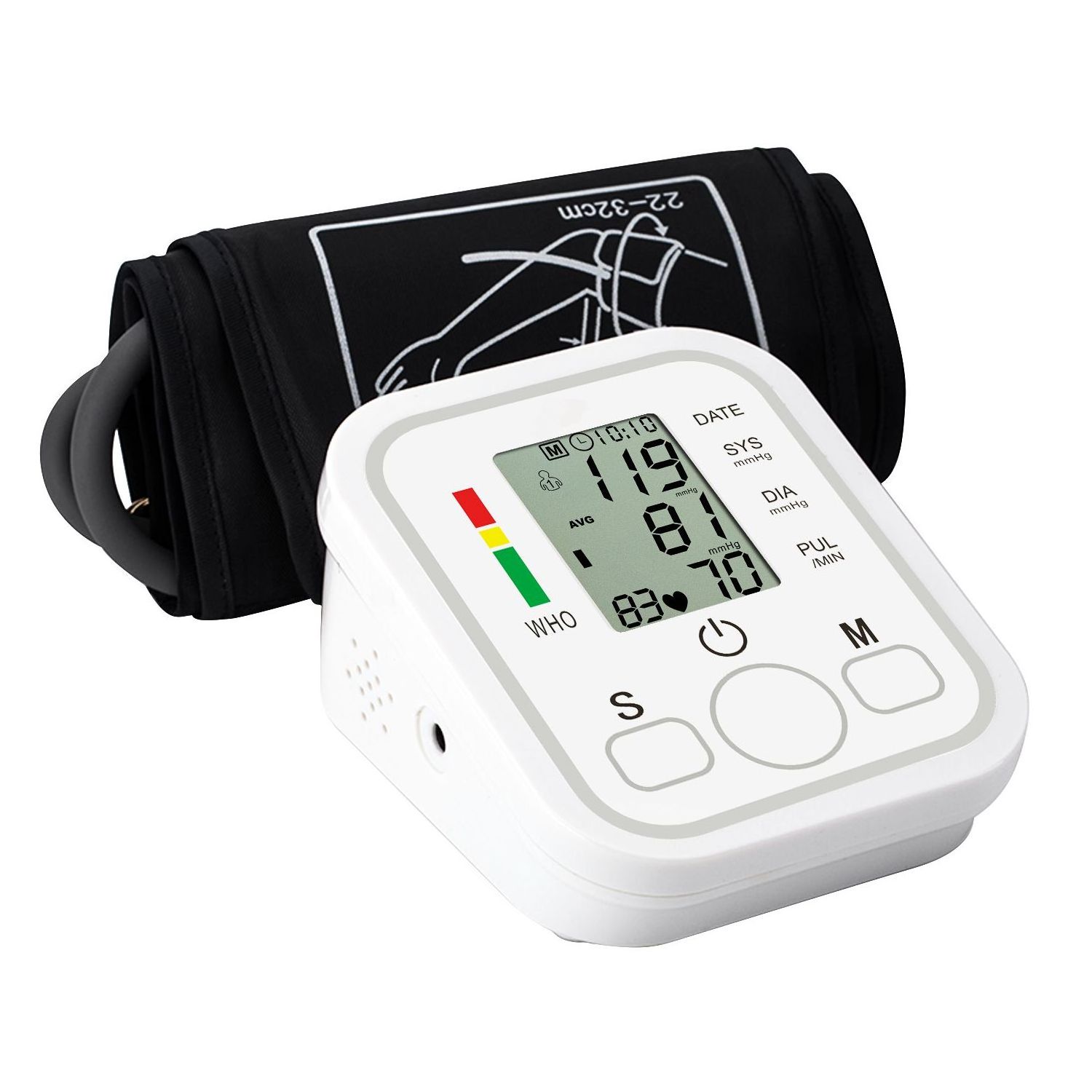 Top-rated Cheapest Sphygmomanometer Blood Pressure Machine BP Machine Digital Blood Pressure Monitor Automatic Digital Monitor