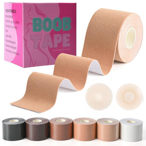 Custom Box Skin Color Breathable Women Plus Size Push Up Boobtape Nipple Bra Lifting Cover Booby Bob Body Breast Lift Boob Tape