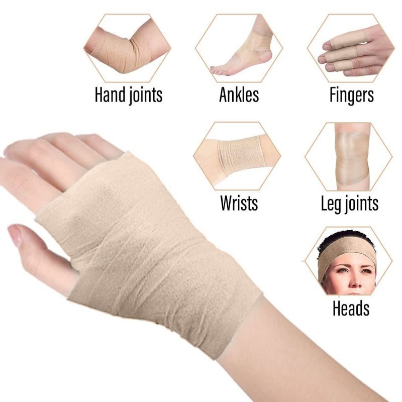 Ankles Wrists Hands Protection Pre Wrap Sports Cinta Athletic Pu Soft Foam Bandage Under Wrap Prewrap Tape