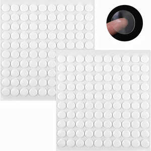 Transparent Acrylic Clear Round Nano Double-sided Double Side Sided Tape Strong Glue Dots Sticky Adhesive Sheets Sticker Pads