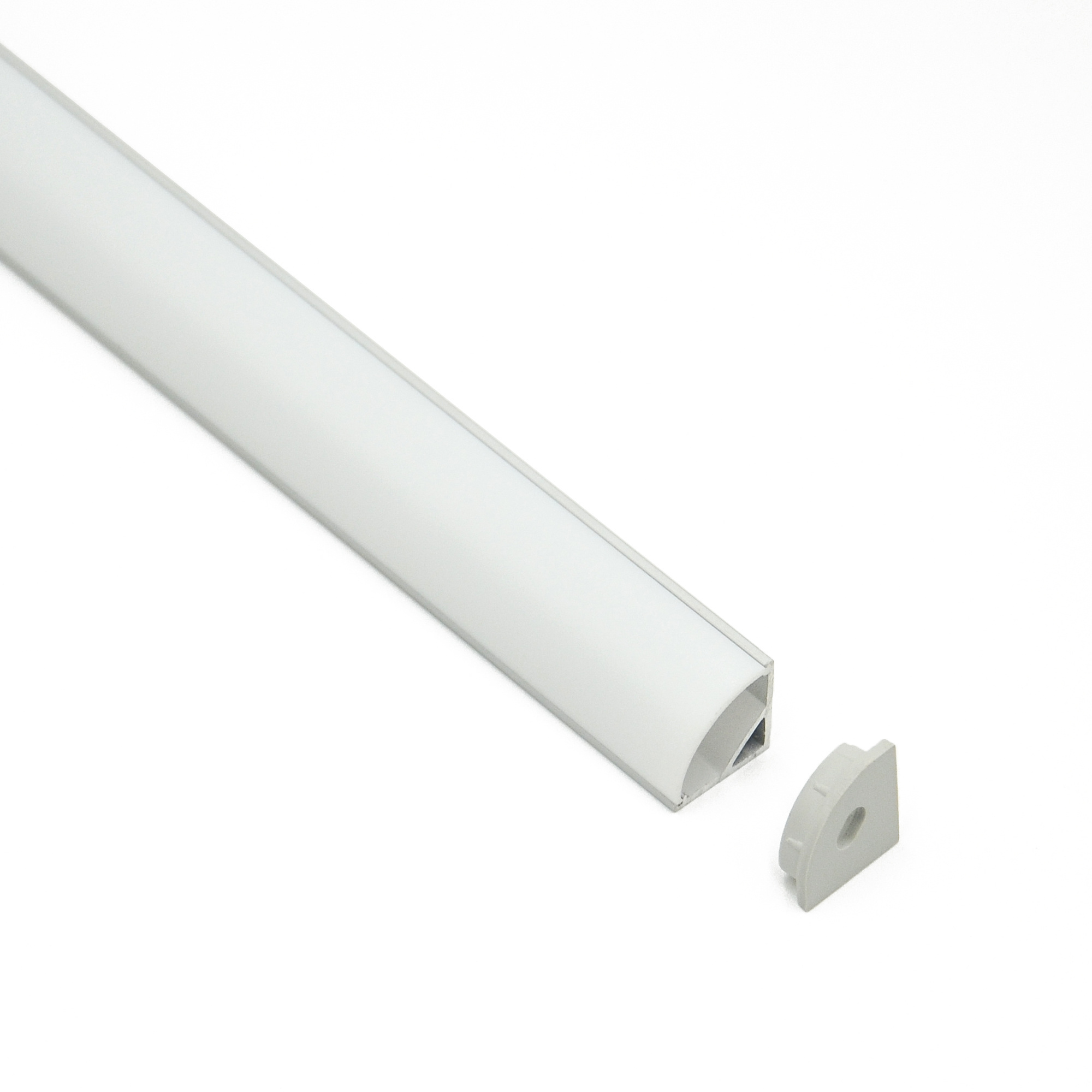 Good quality aluminum profile with Plastic  diffuser 45 degree beam angle