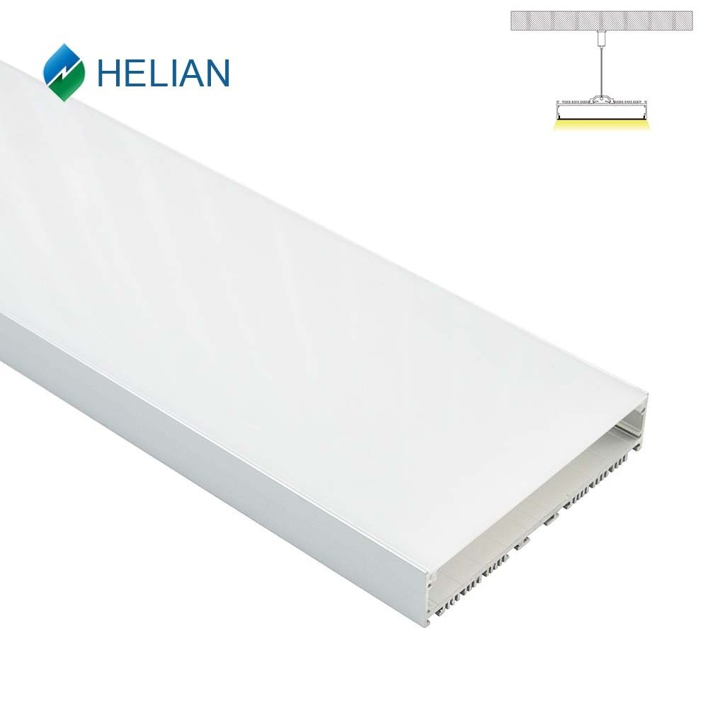 aluminum profile extrusion channel  led profile with frosted diffuser  for led strip