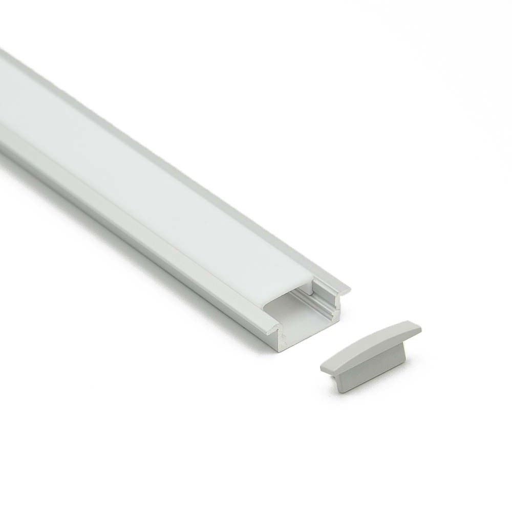 Aluminum Led Edge Lit Profile/Channel/Bar/Extrusion Ceiling Led Aluminum Profile For Interior Lighting With PC Cover for Drywall