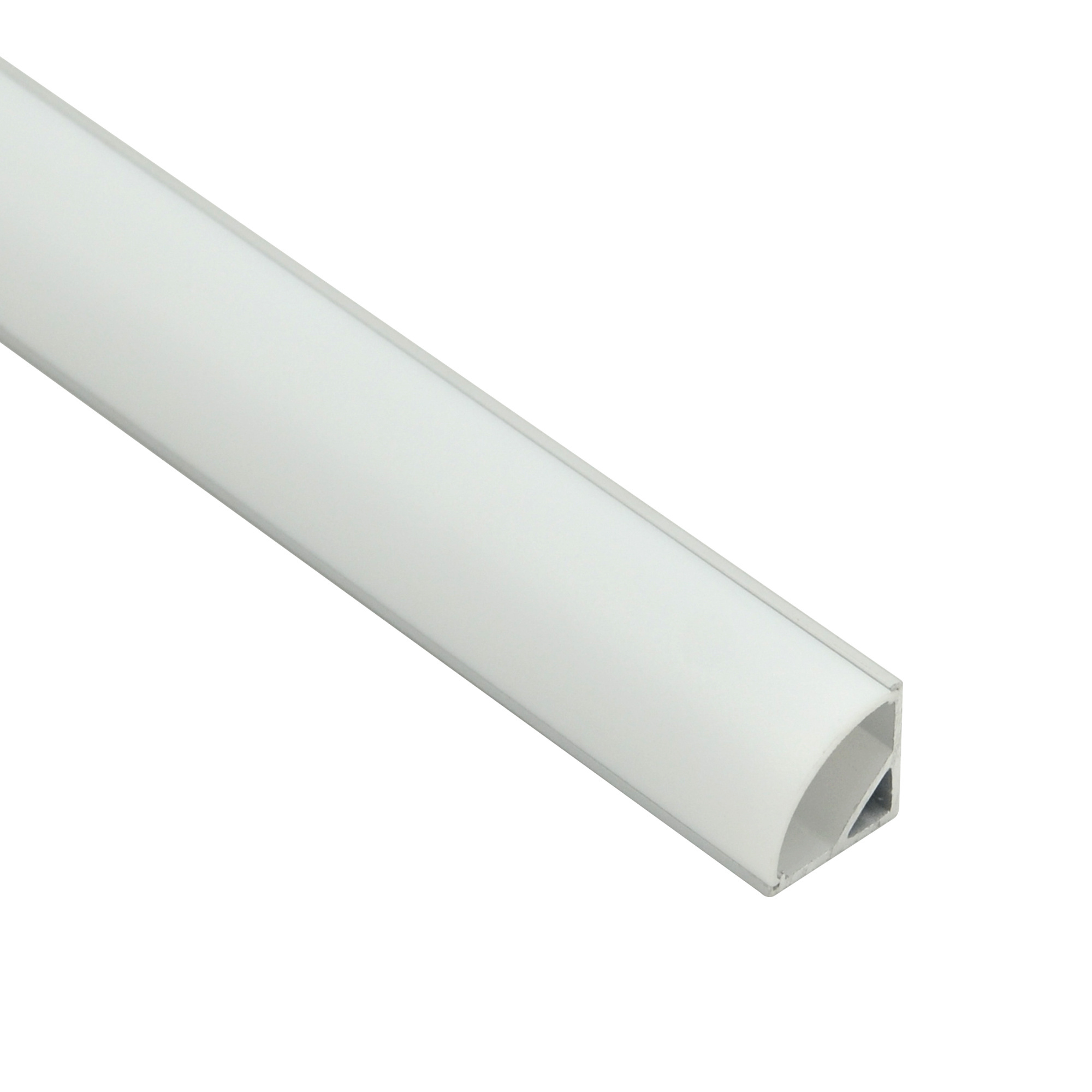 Good quality aluminum profile with Plastic  diffuser 45 degree beam angle