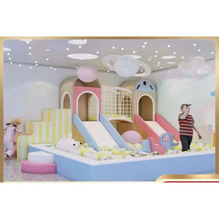 Hanlin Design Ballpit Soft Play Giant Party Amusement Park Ball Pit For Toddlers Indoor Soft Play for Adults and Kids