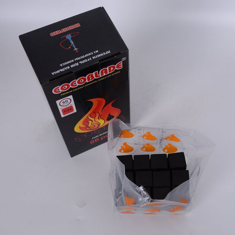 Hookah Charcoal Cocoblade Shisha Coal 96pcs