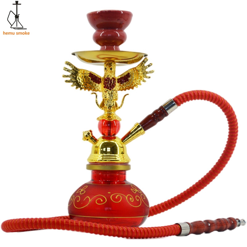 Cute Travel Shisha Hookah Cups Mini Portable Turkish Sheesha Hukka smoking set Eagle Designer shisha hookah Cheap Price