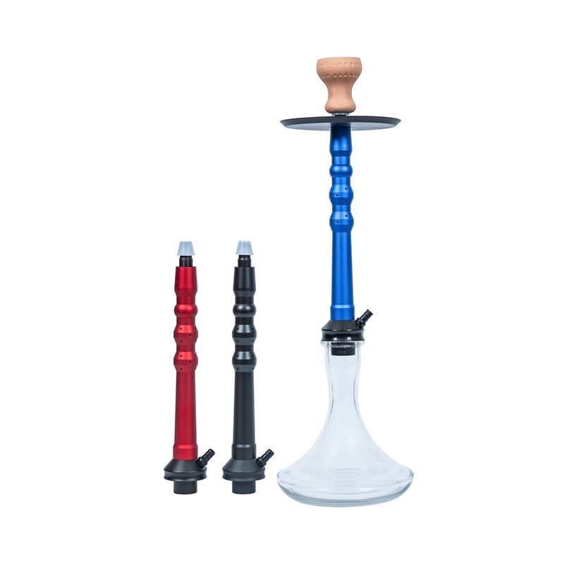 New Style Wholesale Smoking Egyptian Hookah Set Aluminum Sheesha Laser Hookah With Shisha Flavor