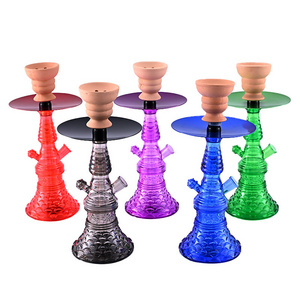 Disposable Shisha Pipe Portable One Time Use Hookah Set Plastic Hubbly Bubbly Sheesha Wholesale Cheap Mini Hookahs