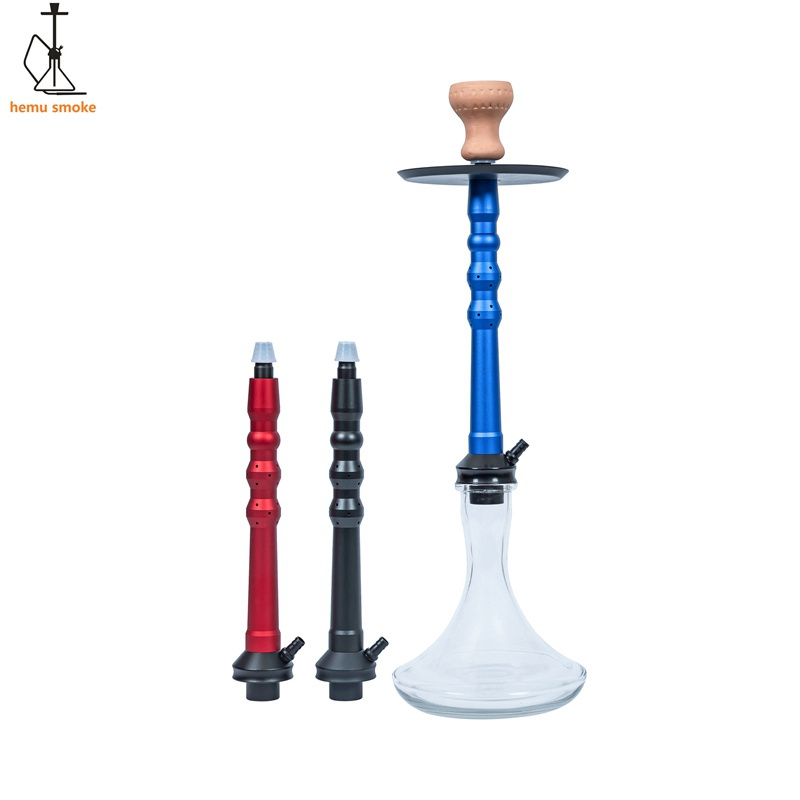 New Style Wholesale Smoking Egyptian Hookah Set Aluminum Sheesha Laser Hookah With Shisha Flavor