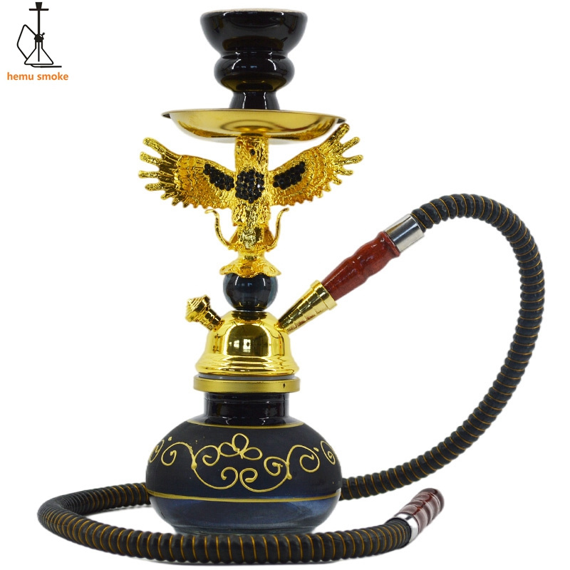 Cute Travel Shisha Hookah Cups Mini Portable Turkish Sheesha Hukka smoking set Eagle Designer shisha hookah Cheap Price