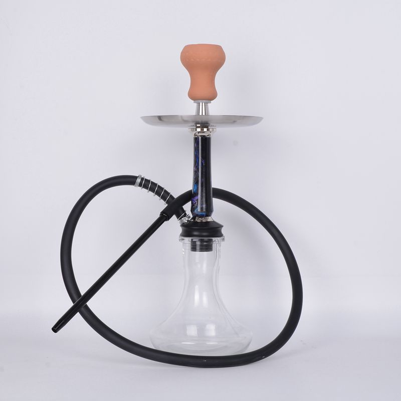 2024 Hot Sale New  Style Shisha Hookah Three Color Resin Aluminum Alloy Shisha Techno Chicha Most Popular