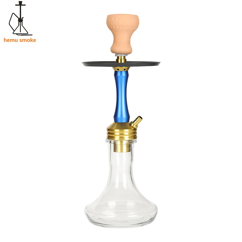 2024 Hot Sale Diamond Glass Hookah Wholesale Russian shisha Hookah set with water pipe smoking