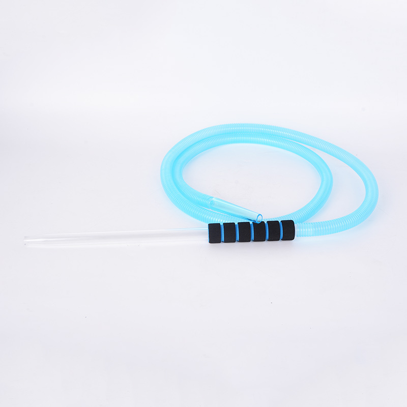 New Arrival 1.8m Plastic Shesha Pipe Disposable Glass Handle Hookah Accessories Hose