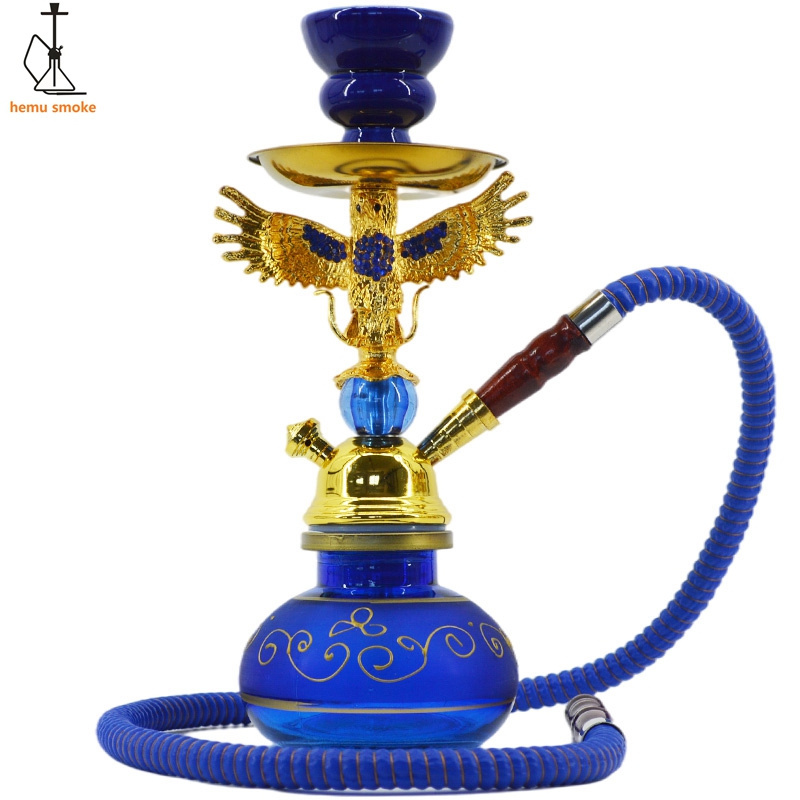 Cute Travel Shisha Hookah Cups Mini Portable Turkish Sheesha Hukka smoking set Eagle Designer shisha hookah Cheap Price