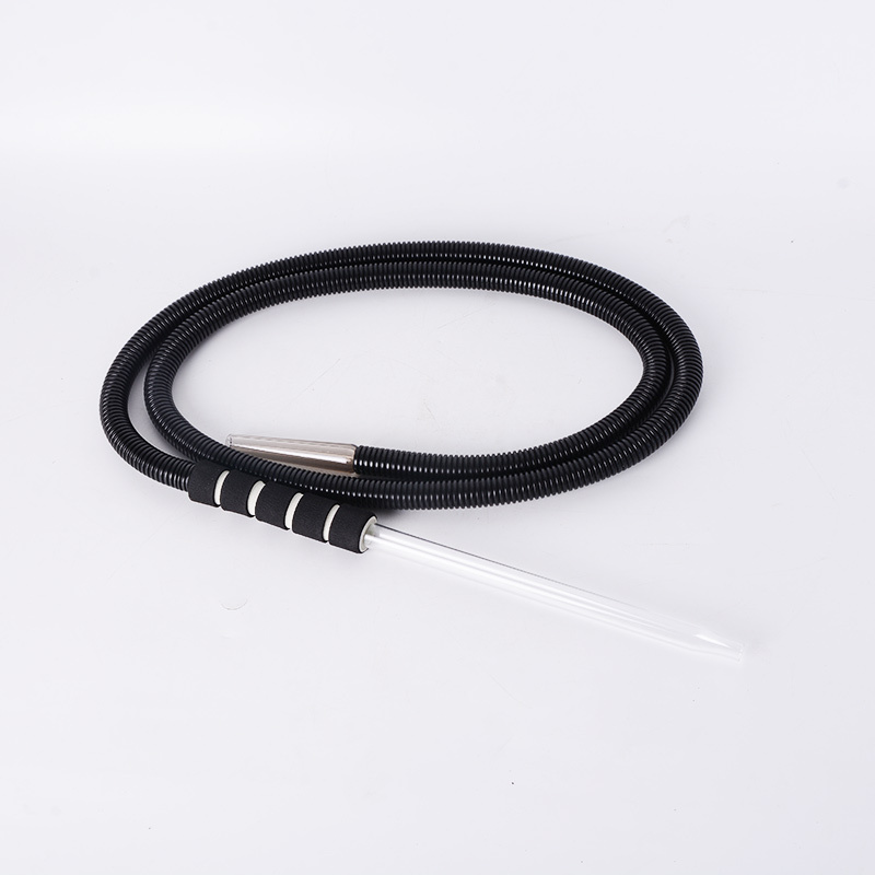 New Arrival 1.8m Plastic Shesha Pipe Disposable Glass Handle Hookah Accessories Hose