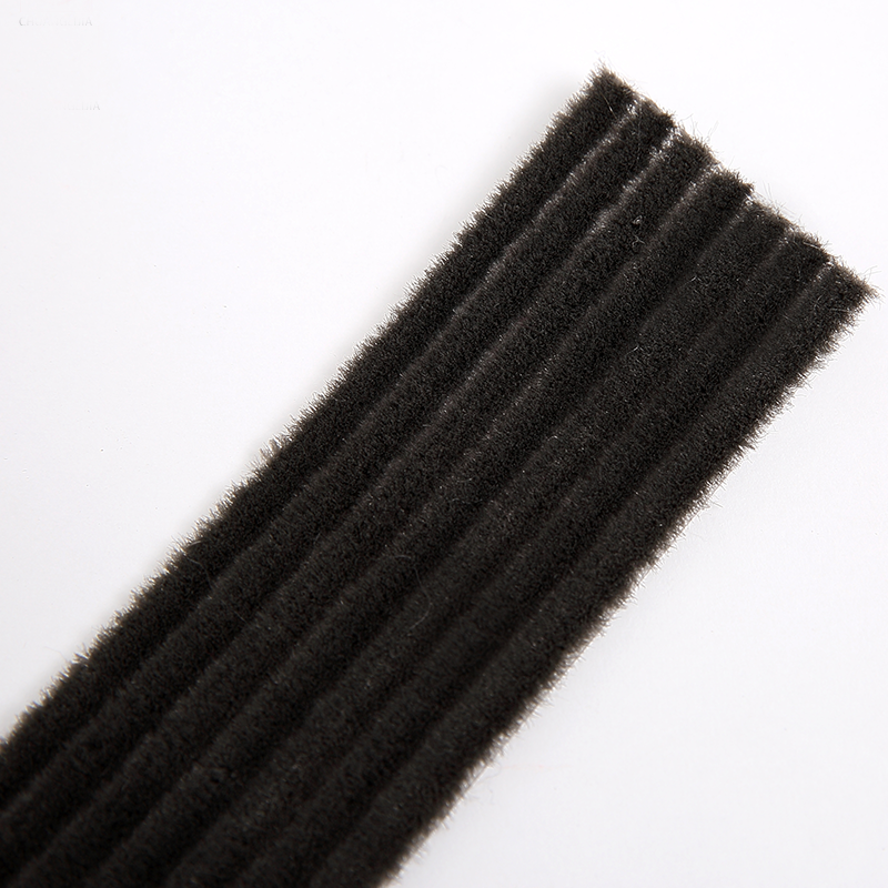 CLJ China Factory Self-Adhesive Aluminum Door And Window Silicone Wool Pile Weather Strip