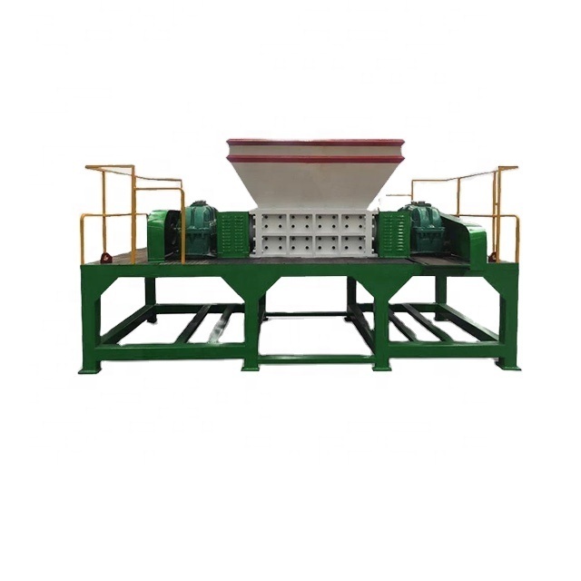 Factory Supply PP PE Jumbo Bags Shredder Used Clothes PA Nylon Fabric Plastic Recycle Double Shaft Shredder