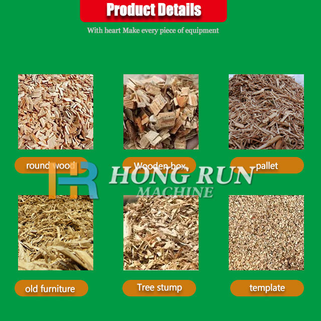 removal stump diesel hammer mill big tree branch powder chip wood shaving sawdust crusher grinder shredder drum chipper machine