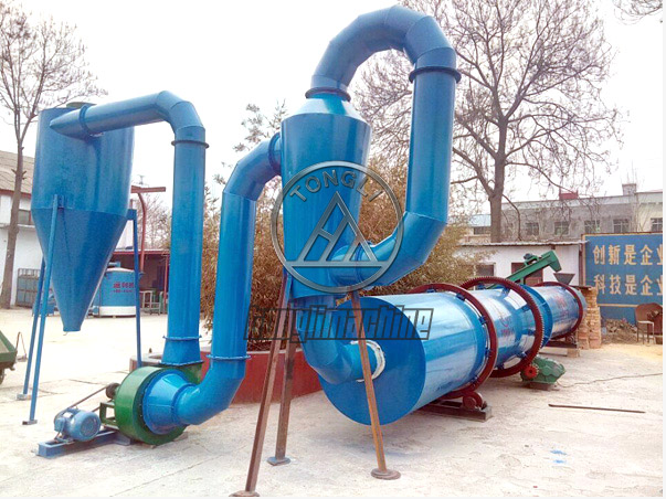 Efficient and convenient biomass dryer Rice husk dryer is used to dry wood chips