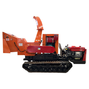 35/50hp Large Power Tractor Wood Branch Cutting Chipper Firewood Processor chipping Machine For Home