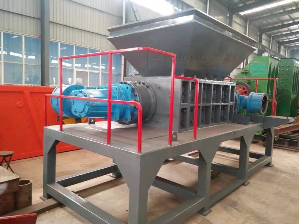 Factory Supply PP PE Jumbo Bags Shredder Used Clothes PA Nylon Fabric Plastic Recycle Double Shaft Shredder