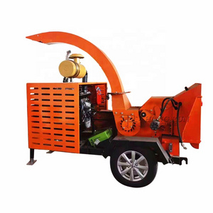 6 in 8"  wood shredder machine 15 go wcs-30 hp 40 horsepower diesel wood chipper firewood cutter