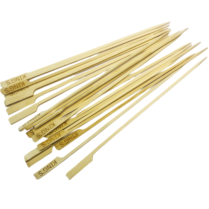 Wholesale China Factory BBQ Skewers bamboo food sticks disposable Teppo skewers