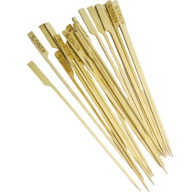 Wholesale China Factory BBQ Skewers bamboo food sticks disposable Teppo skewers