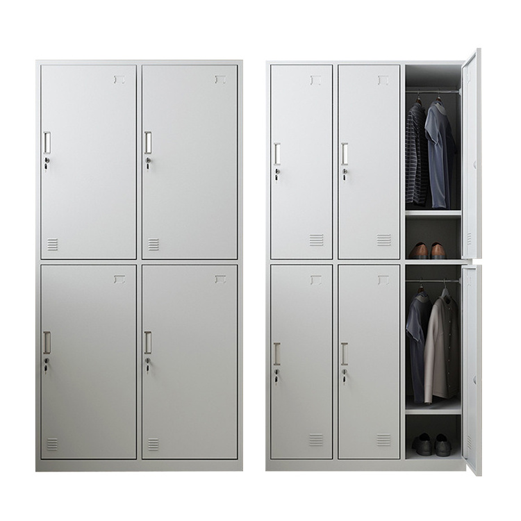 Newest design simple durable weight storage gym school metal lockers anti slip cold rolled steel sheet locker