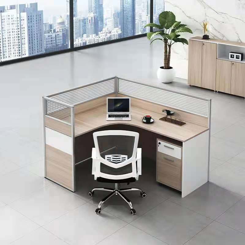 Modern Call Center Round Meeting Room Modular Furniture 2 4 6 Person Office Glass Desks and Workstations