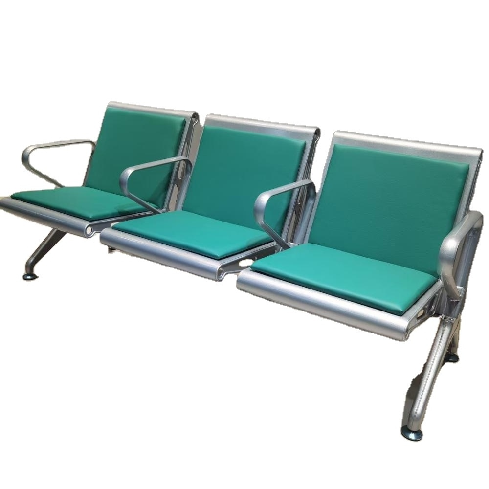 Hot sale public 3,4 seat stainless steel office hospital medical and airport waiting chairs furniture