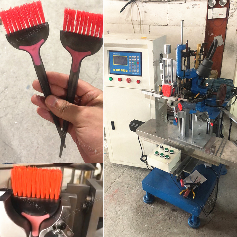 Accept Customize Broom Mop Brush Making Machines Automatic Wooden Handle Wire Brushing Machine Price Paint Brush Making Machine