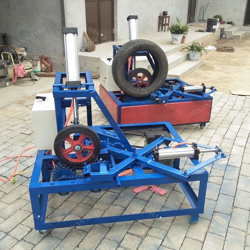 Automation Waste Tyre Recycling Machine Prices Scrap Tyre Thread Cutting Machine Block Cutter