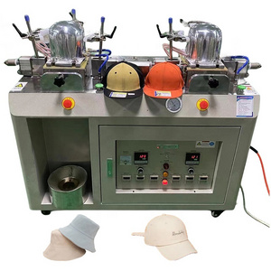 Cap Ironing Machine Mould Steam Caps Automatic Two-Head Hats Ironing Machine Hat Ironing Machine