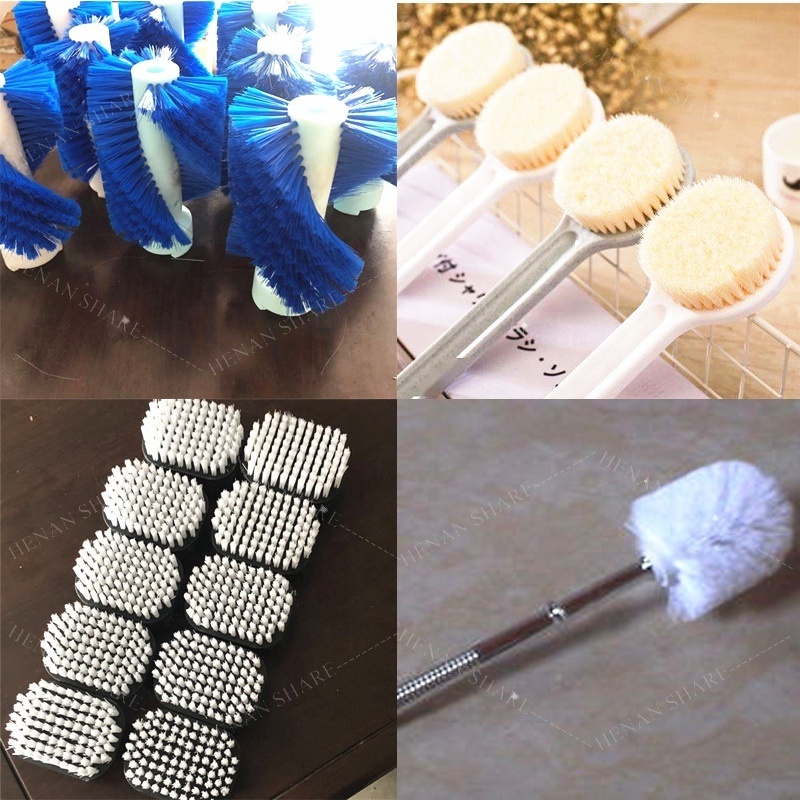 Automation Small Plastic Toilet Brush Making Drilling Machine Wood Wire Brush Boarding Machine