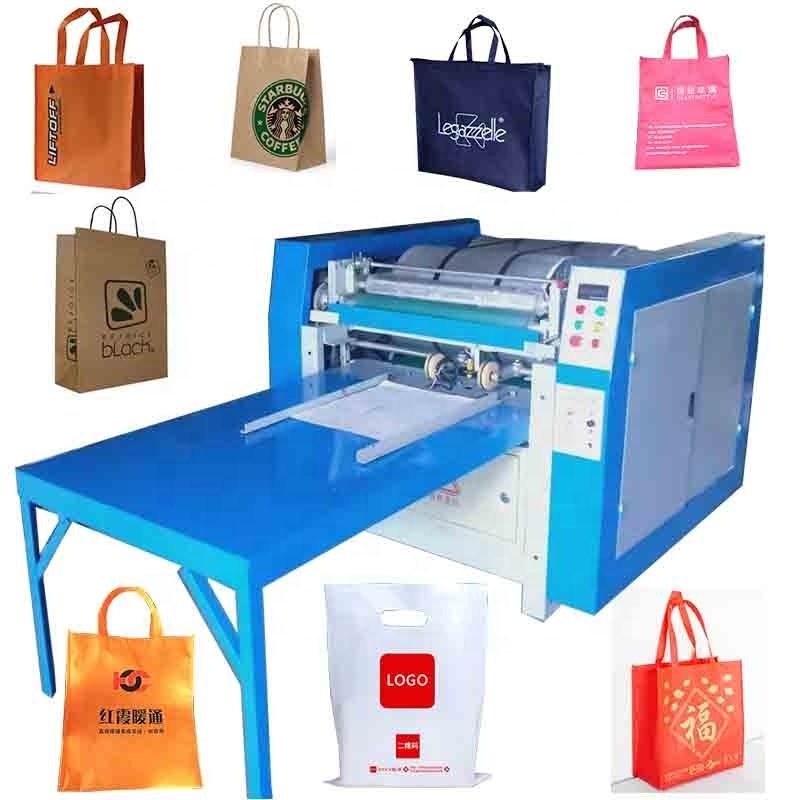 Poly Plastic Bag Printing Machine for Pp Woven Small Nylon Bag Printing Machine on Paper Bags All in One