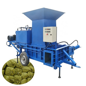 Multi Functional Horizontal Square Hay Pine Straw Baler for Sale 50kg Silage Packing Machine