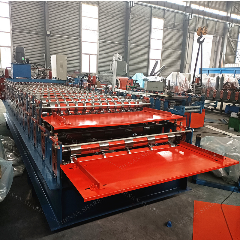 CNC Aluminum Metal Roofing Roll Forming Machine Roofing Sheet Roll Forming Machine for Corrugated Roll Forming