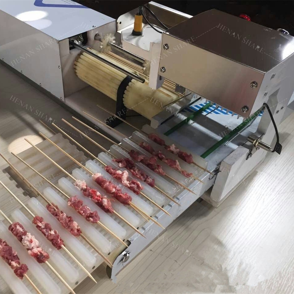 Automatic Satay Skewer Grill Doner Kebab Making Machine