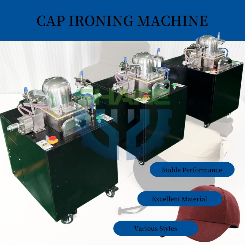 Baseball Hat Stamping Making Machine Automatic Hot Foil Cap Steam Ironing Machine