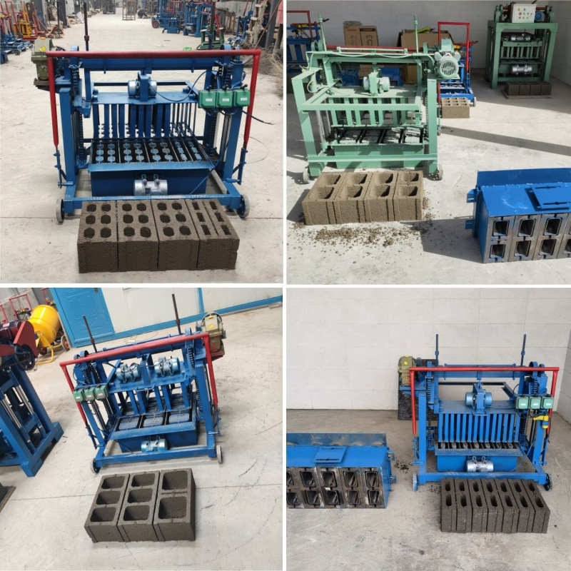 Automatic Block Making Machine Customize Brick Size Shape Mobile Diesel Manual Brick Making Machinery Concrete Block Machine