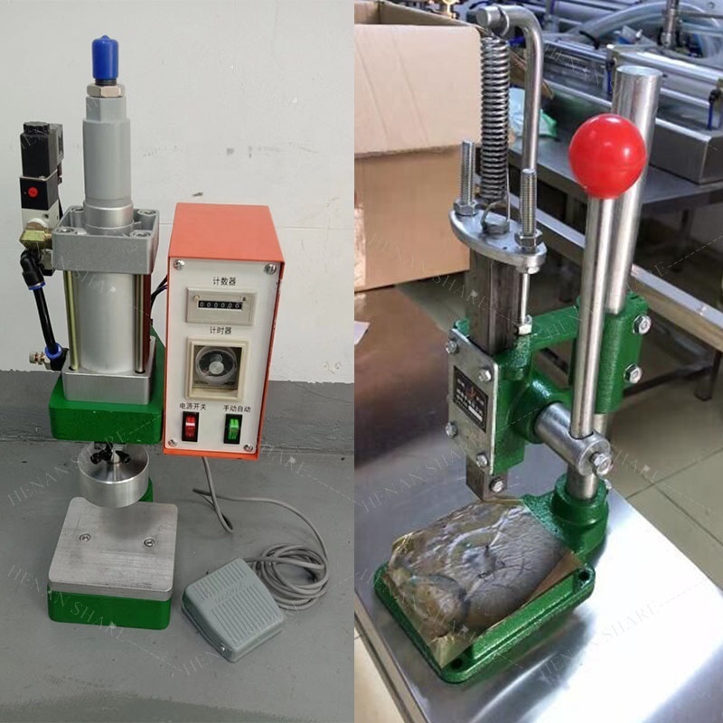 Small Powder Compacting Manual Eyeshadow Press Powder Pressing Machine for Lab