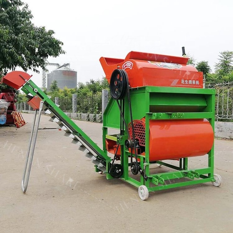 Automation Elevator Groundnut Harvesting Machine Peanut Picker Combine Harvester