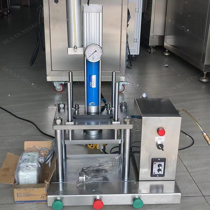 Small Powder Compacting Manual Eyeshadow Press Powder Pressing Machine for Lab