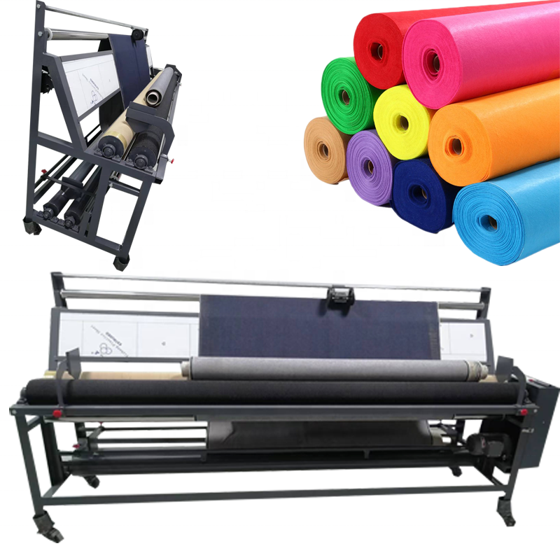 Fabric Roll to Sheet Cutting Rolling Machine All in One