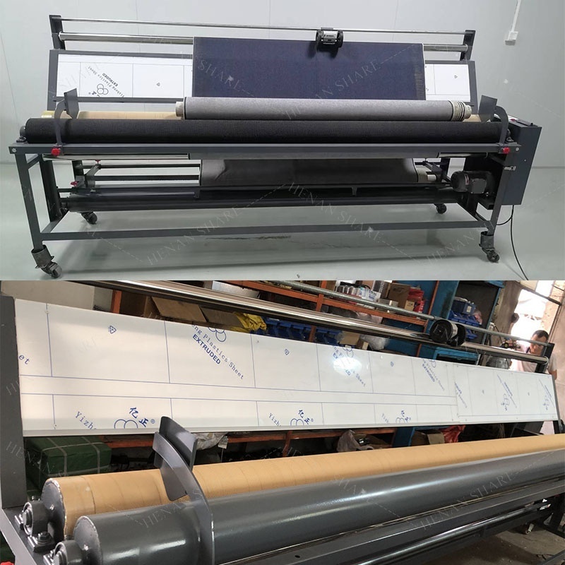 Fabric Roll to Sheet Cutting Rolling Machine All in One